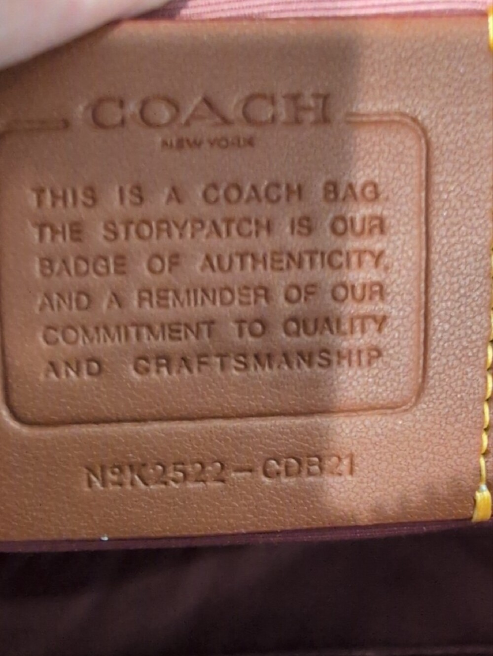 Coach Rowan Signature Canvas Satchel with Heart Charm - Picture 9 of 10